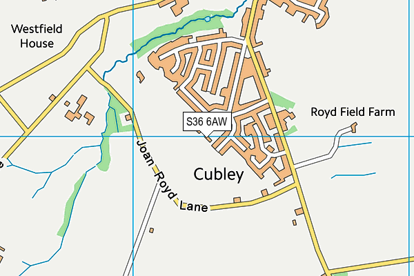 S36 6AW map - OS VectorMap District (Ordnance Survey) S36 6AW map - OS VectorMap District (Ordnance Survey)