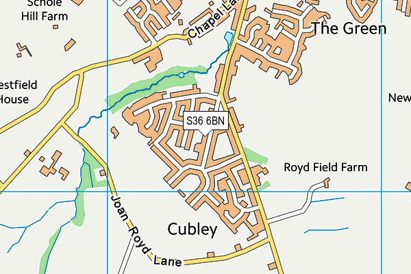S36 6BN map - OS VectorMap District (Ordnance Survey) S36 6BN map - OS VectorMap District (Ordnance Survey)