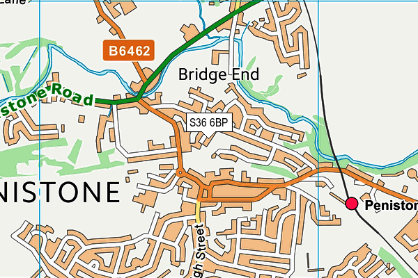 S36 6BP map - OS VectorMap District (Ordnance Survey) S36 6BP map - OS VectorMap District (Ordnance Survey)