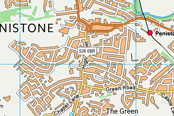 S36 6BR map - OS VectorMap District (Ordnance Survey) S36 6BR map - OS VectorMap District (Ordnance Survey)