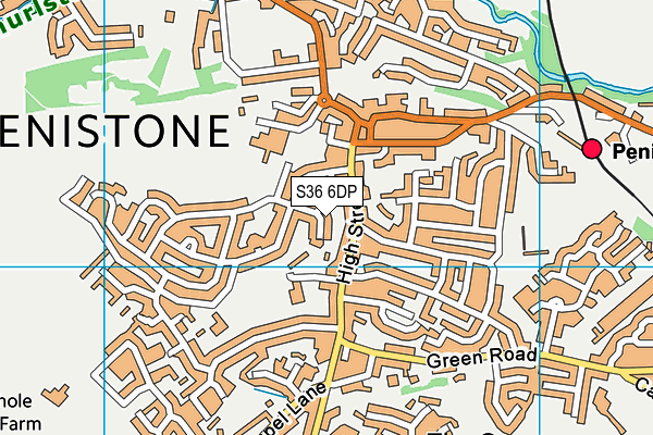 S36 6DP map - OS VectorMap District (Ordnance Survey) S36 6DP map - OS VectorMap District (Ordnance Survey)