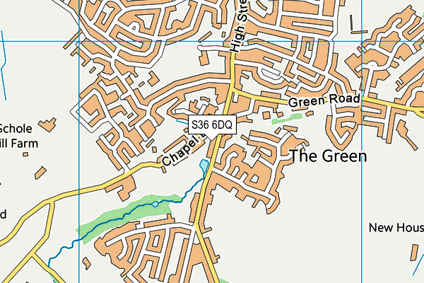 S36 6DQ map - OS VectorMap District (Ordnance Survey) S36 6DQ map - OS VectorMap District (Ordnance Survey)