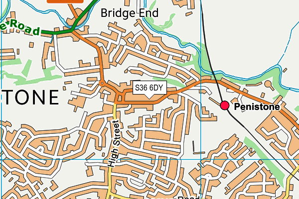 S36 6DY map - OS VectorMap District (Ordnance Survey) S36 6DY map - OS VectorMap District (Ordnance Survey)