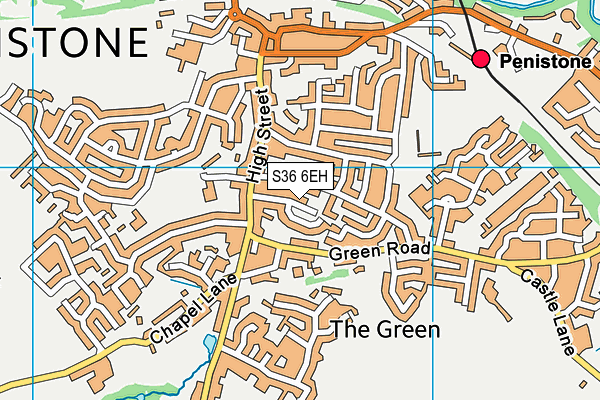 S36 6EH map - OS VectorMap District (Ordnance Survey) S36 6EH map - OS VectorMap District (Ordnance Survey)