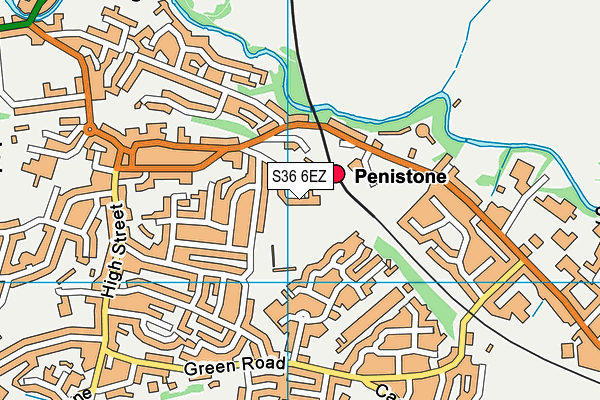 S36 6EZ map - OS VectorMap District (Ordnance Survey) S36 6EZ map - OS VectorMap District (Ordnance Survey)
