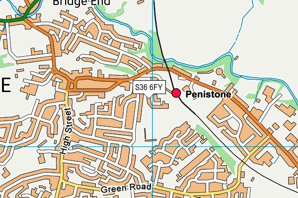 S36 6FY map - OS VectorMap District (Ordnance Survey) S36 6FY map - OS VectorMap District (Ordnance Survey)