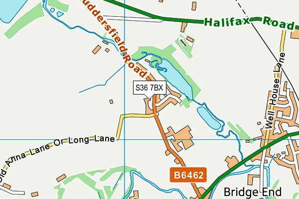 S36 7BX map - OS VectorMap District (Ordnance Survey) S36 7BX map - OS VectorMap District (Ordnance Survey)