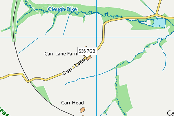 S36 7GB map - OS VectorMap District (Ordnance Survey)