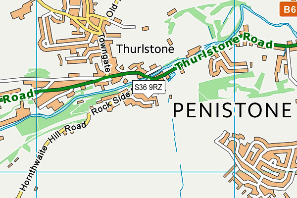 S36 9RZ map - OS VectorMap District (Ordnance Survey) S36 9RZ map - OS VectorMap District (Ordnance Survey)