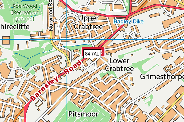 S4 7AL map - OS VectorMap District (Ordnance Survey) S4 7AL map - OS VectorMap District (Ordnance Survey)