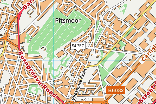 S4 7FG map - OS VectorMap District (Ordnance Survey) S4 7FG map - OS VectorMap District (Ordnance Survey)