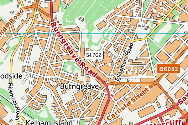 S4 7GZ map - OS VectorMap District (Ordnance Survey) S4 7GZ map - OS VectorMap District (Ordnance Survey)