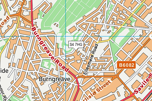 S4 7HG map - OS VectorMap District (Ordnance Survey) S4 7HG map - OS VectorMap District (Ordnance Survey)