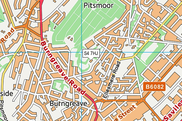 S4 7HJ map - OS VectorMap District (Ordnance Survey) S4 7HJ map - OS VectorMap District (Ordnance Survey)