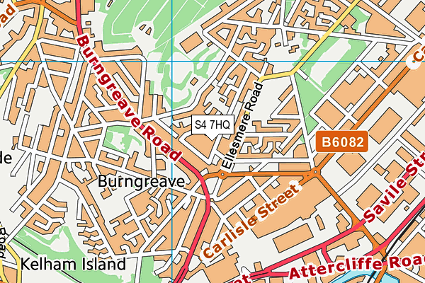 S4 7HQ map - OS VectorMap District (Ordnance Survey) S4 7HQ map - OS VectorMap District (Ordnance Survey)