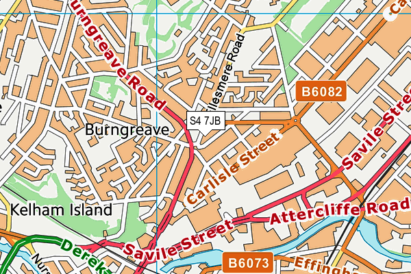 S4 7JB map - OS VectorMap District (Ordnance Survey) S4 7JB map - OS VectorMap District (Ordnance Survey)