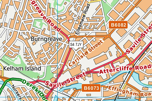S4 7JY map - OS VectorMap District (Ordnance Survey) S4 7JY map - OS VectorMap District (Ordnance Survey)