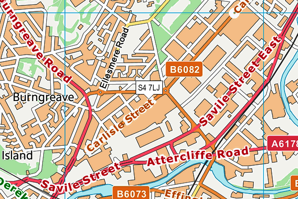 S4 7LJ map - OS VectorMap District (Ordnance Survey) S4 7LJ map - OS VectorMap District (Ordnance Survey)