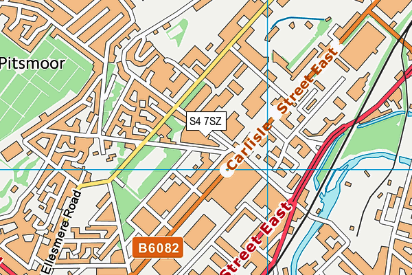 S4 7SZ map - OS VectorMap District (Ordnance Survey) S4 7SZ map - OS VectorMap District (Ordnance Survey)