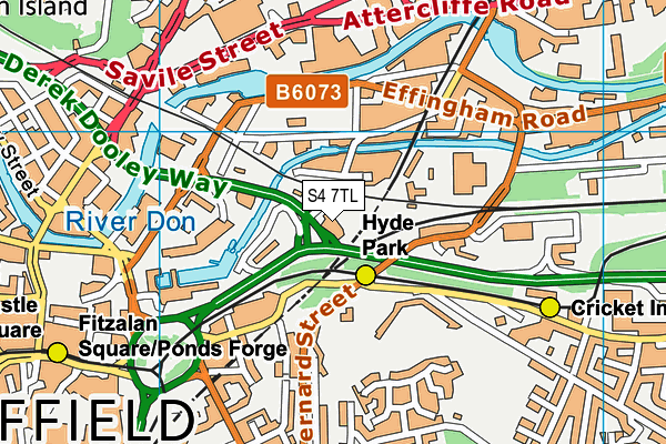 S4 7TL map - OS VectorMap District (Ordnance Survey) S4 7TL map - OS VectorMap District (Ordnance Survey)