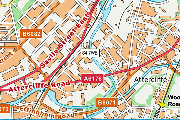 S4 7WB map - OS VectorMap District (Ordnance Survey) S4 7WB map - OS VectorMap District (Ordnance Survey)