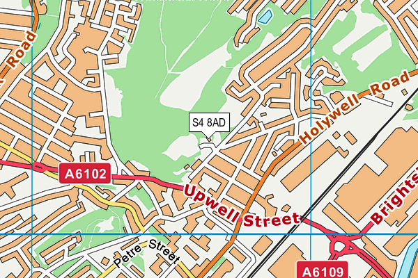 S4 8AD map - OS VectorMap District (Ordnance Survey) S4 8AD map - OS VectorMap District (Ordnance Survey)