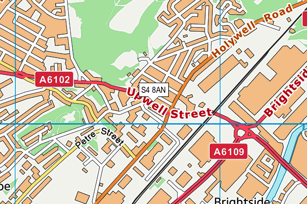S4 8AN map - OS VectorMap District (Ordnance Survey) S4 8AN map - OS VectorMap District (Ordnance Survey)