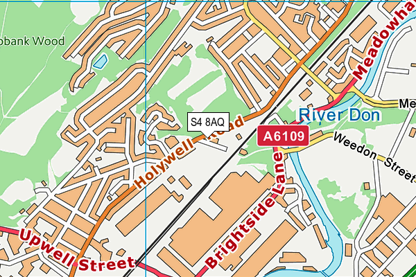 S4 8AQ map - OS VectorMap District (Ordnance Survey) S4 8AQ map - OS VectorMap District (Ordnance Survey)