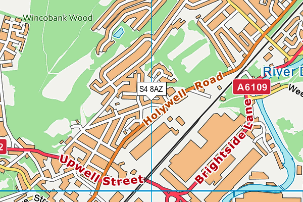S4 8AZ map - OS VectorMap District (Ordnance Survey) S4 8AZ map - OS VectorMap District (Ordnance Survey)