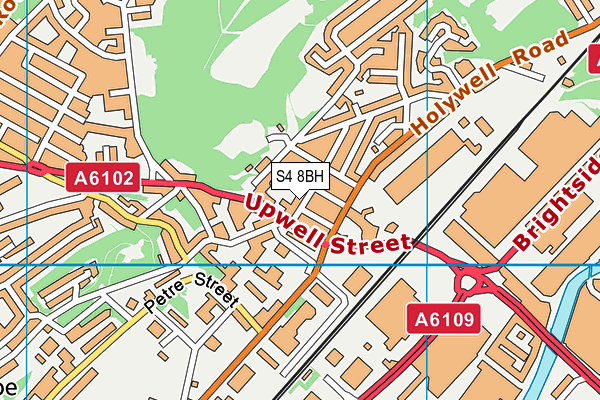 S4 8BH map - OS VectorMap District (Ordnance Survey) S4 8BH map - OS VectorMap District (Ordnance Survey)