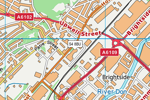S4 8BU map - OS VectorMap District (Ordnance Survey) S4 8BU map - OS VectorMap District (Ordnance Survey)