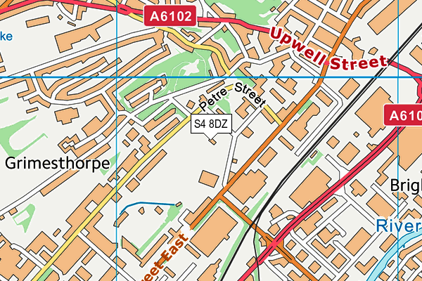 S4 8DZ map - OS VectorMap District (Ordnance Survey) S4 8DZ map - OS VectorMap District (Ordnance Survey)
