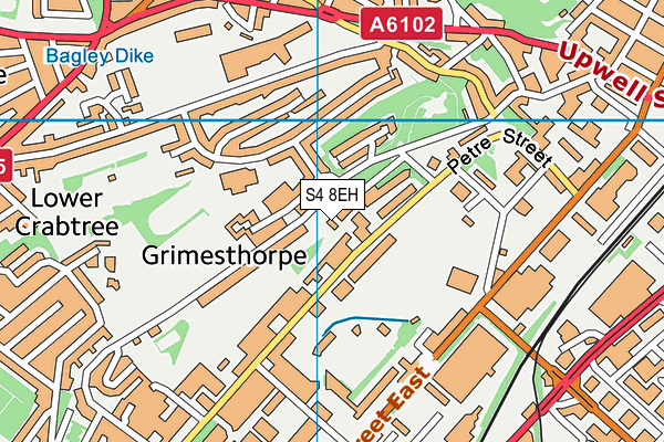 S4 8EH map - OS VectorMap District (Ordnance Survey) S4 8EH map - OS VectorMap District (Ordnance Survey)