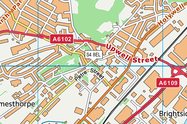 S4 8EL map - OS VectorMap District (Ordnance Survey) S4 8EL map - OS VectorMap District (Ordnance Survey)