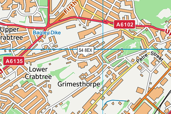 S4 8EX map - OS VectorMap District (Ordnance Survey) S4 8EX map - OS VectorMap District (Ordnance Survey)