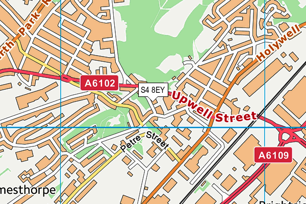S4 8EY map - OS VectorMap District (Ordnance Survey) S4 8EY map - OS VectorMap District (Ordnance Survey)