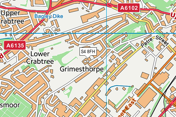 S4 8FH map - OS VectorMap District (Ordnance Survey) S4 8FH map - OS VectorMap District (Ordnance Survey)