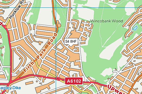 S4 8HF map - OS VectorMap District (Ordnance Survey) S4 8HF map - OS VectorMap District (Ordnance Survey)