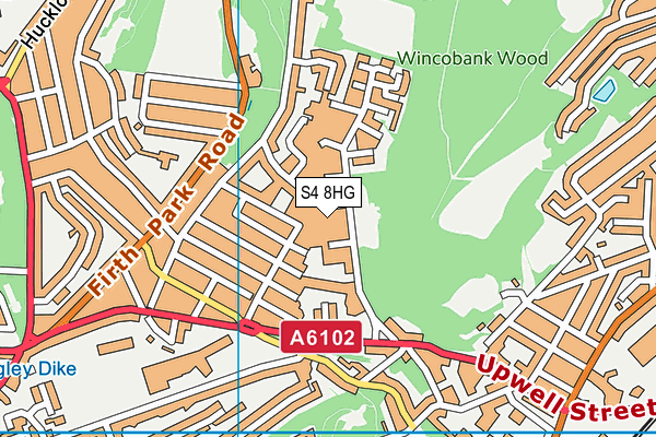 S4 8HG map - OS VectorMap District (Ordnance Survey) S4 8HG map - OS VectorMap District (Ordnance Survey)