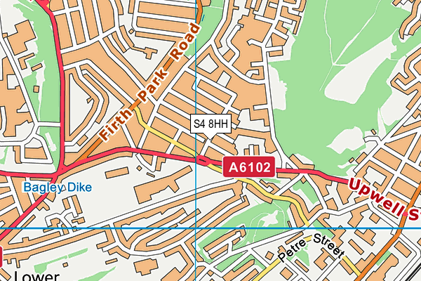 S4 8HH map - OS VectorMap District (Ordnance Survey) S4 8HH map - OS VectorMap District (Ordnance Survey)