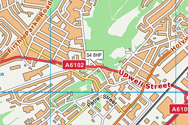 S4 8HP map - OS VectorMap District (Ordnance Survey) S4 8HP map - OS VectorMap District (Ordnance Survey)
