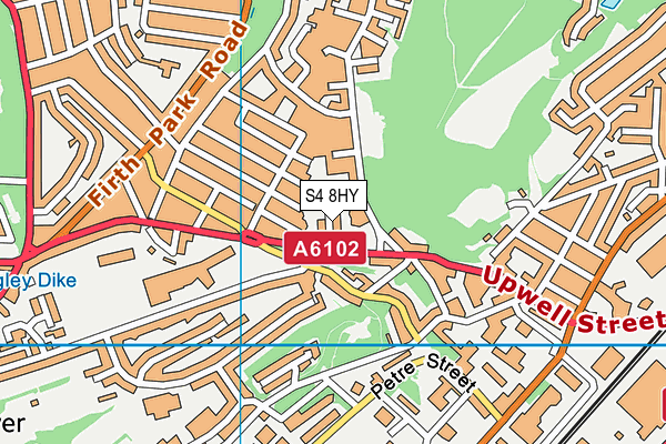 S4 8HY map - OS VectorMap District (Ordnance Survey) S4 8HY map - OS VectorMap District (Ordnance Survey)