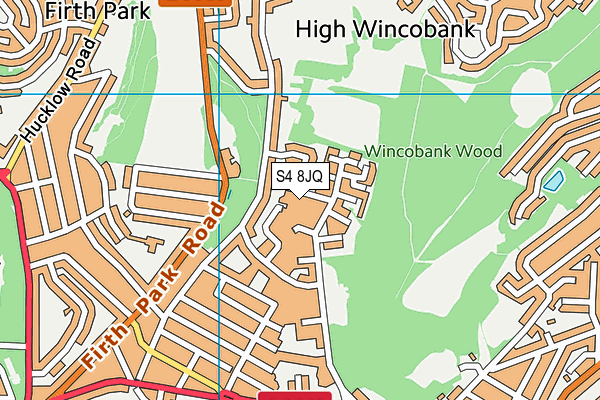 S4 8JQ map - OS VectorMap District (Ordnance Survey) S4 8JQ map - OS VectorMap District (Ordnance Survey)
