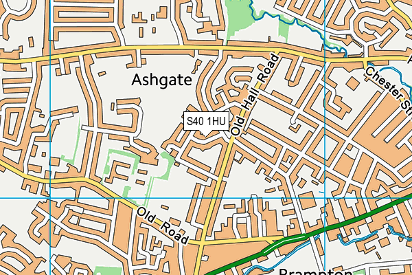 S40 1HU map - OS VectorMap District (Ordnance Survey) S40 1HU map - OS VectorMap District (Ordnance Survey)