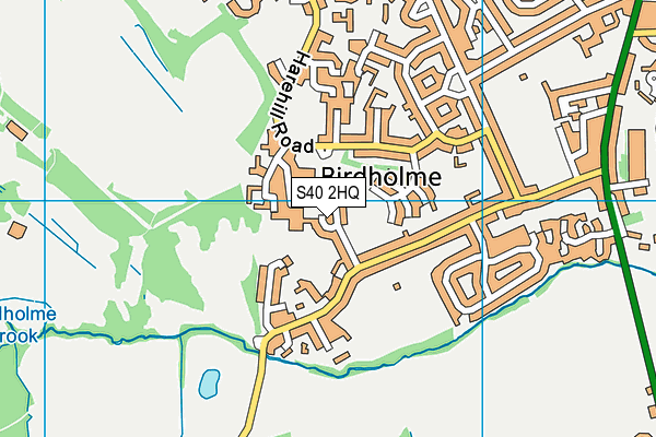 S40 2HQ map - OS VectorMap District (Ordnance Survey) S40 2HQ map - OS VectorMap District (Ordnance Survey)