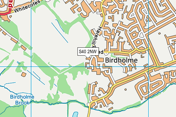S40 2NW map - OS VectorMap District (Ordnance Survey) S40 2NW map - OS VectorMap District (Ordnance Survey)