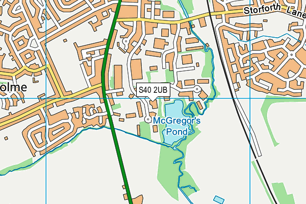 S40 2UB map - OS VectorMap District (Ordnance Survey) S40 2UB map - OS VectorMap District (Ordnance Survey)