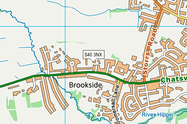 S40 3NX map - OS VectorMap District (Ordnance Survey) S40 3NX map - OS VectorMap District (Ordnance Survey)