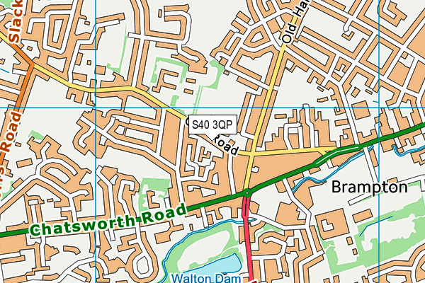 S40 3QP map - OS VectorMap District (Ordnance Survey) S40 3QP map - OS VectorMap District (Ordnance Survey)