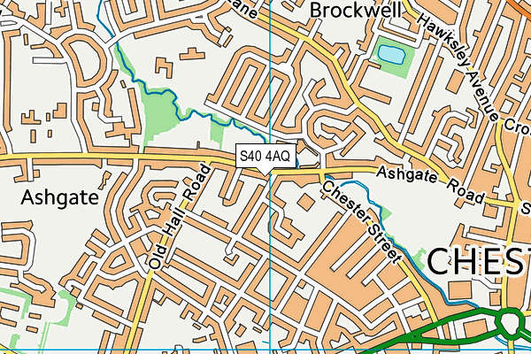 S40 4AQ map - OS VectorMap District (Ordnance Survey) S40 4AQ map - OS VectorMap District (Ordnance Survey)